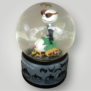 The Nightmare Before Christmas Snowmobile Jack Skellington Waterball NEW